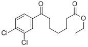 ETHYL 7-(3,4-DICHLOROPHENYL)-7-OXOHEPTANOATE Structure