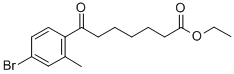 ETHYL 7-(4-BROMO-2-METHYLPHENYL)-7-OXOHEPTANOATE price.