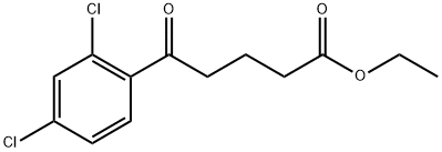 ETHYL 5-(2,4-DICHLOROPHENYL)-5-OXOVALERATE Structure