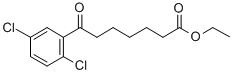 ETHYL 7-(2,5-DICHLOROPHENYL)-7-OXOHEPTANOATE Structure