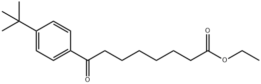 ETHYL 8-(4-T-BUTYLPHENYL)-8-OXOOCTANOATE Structure