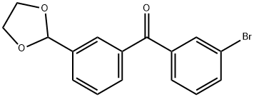 3-BROMO-3'-(1,3-DIOXOLAN-2-YL)BENZOPHENONE