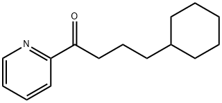 (3-シクロヘキシル)プロピル2-ピリジルケトン 化学構造式