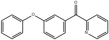 2-(3-フェノキシベンゾイル)ピリジン 化学構造式