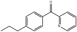2-(4-N-プロピルベンゾイル)ピリジン 化学構造式