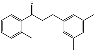3-(3,5-DIMETHYLPHENYL)-2'-METHYLPROPIOPHENONE,898780-05-7,结构式