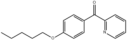 2-(4-PENTYLOXYBENZOYL)PYRIDINE 结构式