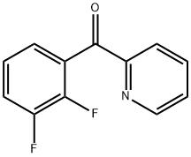 2-(2,3-ジフルオロベンゾイル)ピリジン 化学構造式