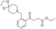 ETHYL 4-[2-[8-(1,4-DIOXA-8-AZASPIRO[4.5]DECYL)METHYL]PHENYL]-4-OXOBUTYRATE price.