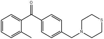 2-METHYL-4'-THIOMORPHOLINOMETHYL BENZOPHENONE,898782-22-4,结构式