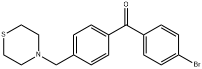 4-BROMO-4'-THIOMORPHOLINOMETHYL BENZOPHENONE
