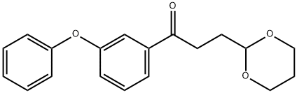 3-(1,3-DIOXAN-2-YL)-3'-PHENOXYPROPIOPHENONE,898782-88-2,结构式