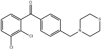 2,3-DICHLORO-4'-THIOMORPHOLINOMETHYL BENZOPHENONE price.