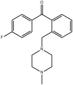 4'-FLUORO-2-(4-METHYLPIPERAZINOMETHYL) BENZOPHENONE,898783-11-4,结构式