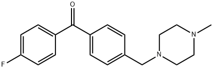 4-FLUORO-4'-(4-METHYLPIPERAZINOMETHYL) BENZOPHENONE,898783-67-0,结构式