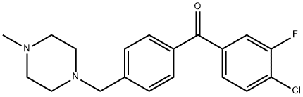 4-CHLORO-3-FLUORO-4'-(4-METHYLPIPERAZINOMETHYL) BENZOPHENONE price.