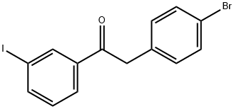 2-(4-BROMOPHENYL)-3'-IODOACETOPHENONE Structure