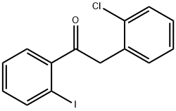 2-(2-CHLOROPHENYL)-2'-IODOACETOPHENONE Structure