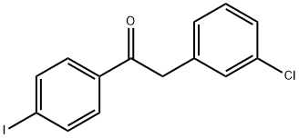2-(3-CHLOROPHENYL)-4'-IODOACETOPHENONE,898784-05-9,结构式
