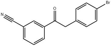 2-(4-BROMOPHENYL)-3'-CYANOACETOPHENONE Structure
