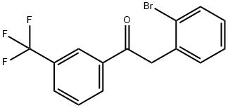 2-(2-BROMOPHENYL)-3'-TRIFLUOROMETHYLACETOPHENONE Structure