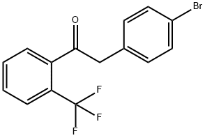 2-(4-BROMOPHENYL)-2'-TRIFLUOROMETHYLACETOPHENONE Structure