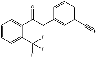 2-(3-CYANOPHENYL)-2'-TRIFLUOROMETHYLACETOPHENONE,898784-51-5,结构式
