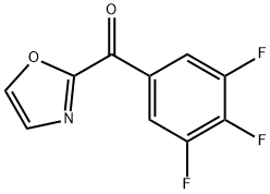 2-(3,4,5-TRIFLUOROBENZOYL)OXAZOLE,898784-54-8,结构式