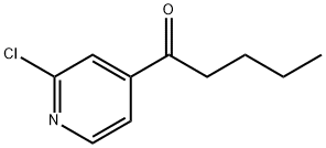 2-CHLORO-4-VALERYLPYRIDINE Structure