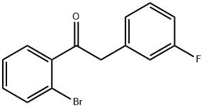 1-(2-溴苯基)-2-(3-氟苯基)乙-1-酮 结构式
