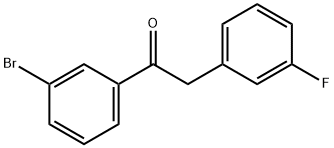 898784-69-5 1-(3-溴苯基)-2-(3-氟苯基)乙-1-酮