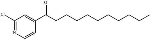 2-CHLORO-4-UNDECANOYLPYRIDINE 结构式