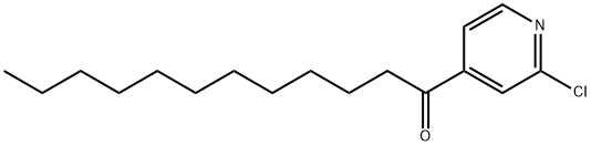 2-クロロ-4-ドデカノイルピリジン 化学構造式