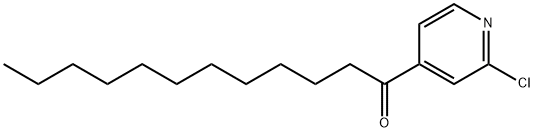 2-CHLORO-4-DODECANOYLPYRIDINE Structure