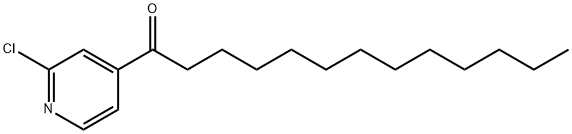 1-(2-氯吡啶-4-基)三癸-1-酮, 898784-82-2, 结构式