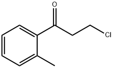 3-CHLORO-1-(2-METHYLPHENYL)-1-OXOPROPANE Struktur