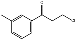 3-CHLORO-1-(3-METHYLPHENYL)-1-OXOPROPANE Struktur