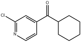 (2-CHLORO-PYRIDIN-4-YL)-CYCLOHEXYL-METHANONE Structure