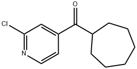 (2-CHLORO-PYRIDIN-4-YL)-CYCLOHEPTYL-METHANONE Structure