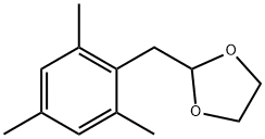 2,4,6-TRIMETHYL(1,3-DIOXOLAN-2-YLMETHYL)BENZENE Structure