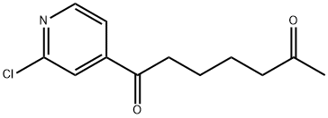 1-(3-CHLORO-4-PYRIDYL)-1,6-HEPTANEDIONE Structure