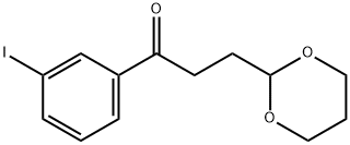 3-(1,3-DIOXAN-2-YL)-3'-IODOPROPIOPHENONE Structure