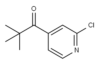 T-BUTYL 3-CHLORO-4-PYRIDYL KETONE Struktur