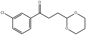 3'-CHLORO-3-(1,3-DIOXAN-2-YL)PROPIOPHENONE price.