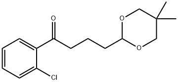 2'-CHLORO-4-(5,5-DIMETHYL-1,3-DIOXAN-2-YL)BUTYROPHENONE