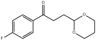 3-(1,3-DIOXAN-2-YL)-4'-FLUOROPROPIOPHENONE Structure