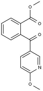 METHYL 2-(6-METHOXYNICOTINOYL)BENZOATE Structure