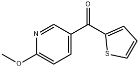 2-METHOXY-5-THENOYLPYRIDINE Structure