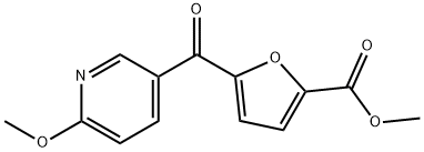 METHYL 5-(6-METHOXYNICOTINOYL)-2-FURANOATE Struktur
