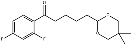 2',4'-DIFLUORO-5-(5,5-DIMETHYL-1,3-DIOXAN-2-YL)VALEROPHENONE price.